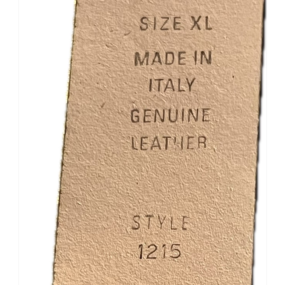 Garuglieri Earth Tones leather embossed snakeskin,Italian, silver tone buckle XL - Picture 7 of 9